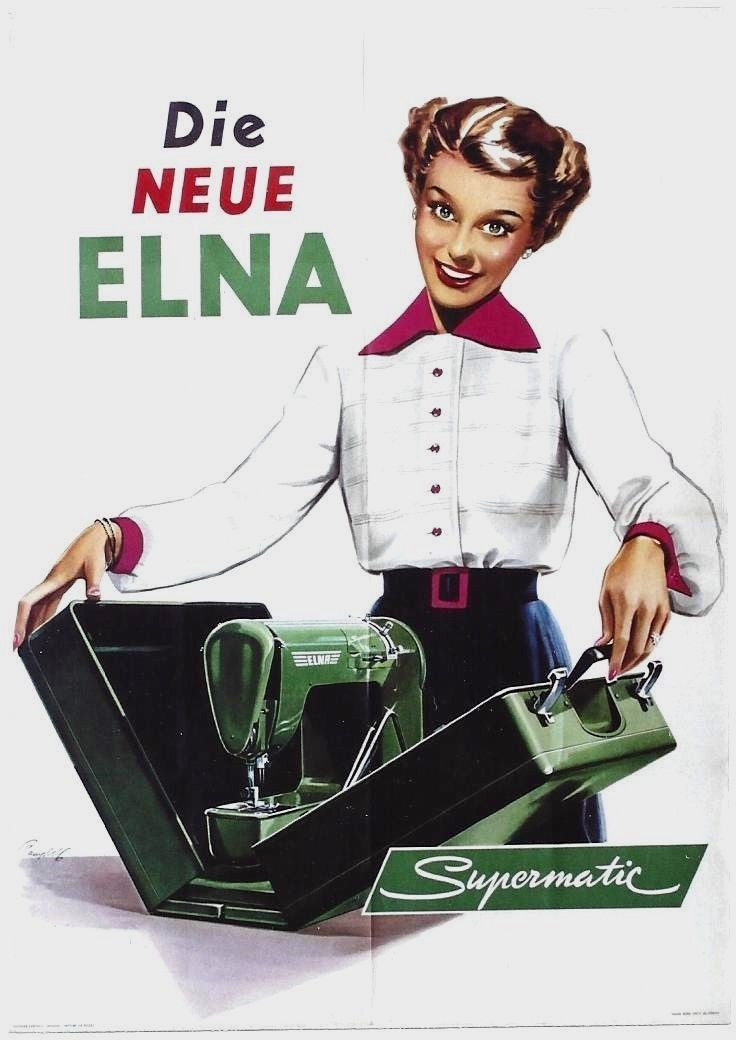 1950年代elna縫紉機